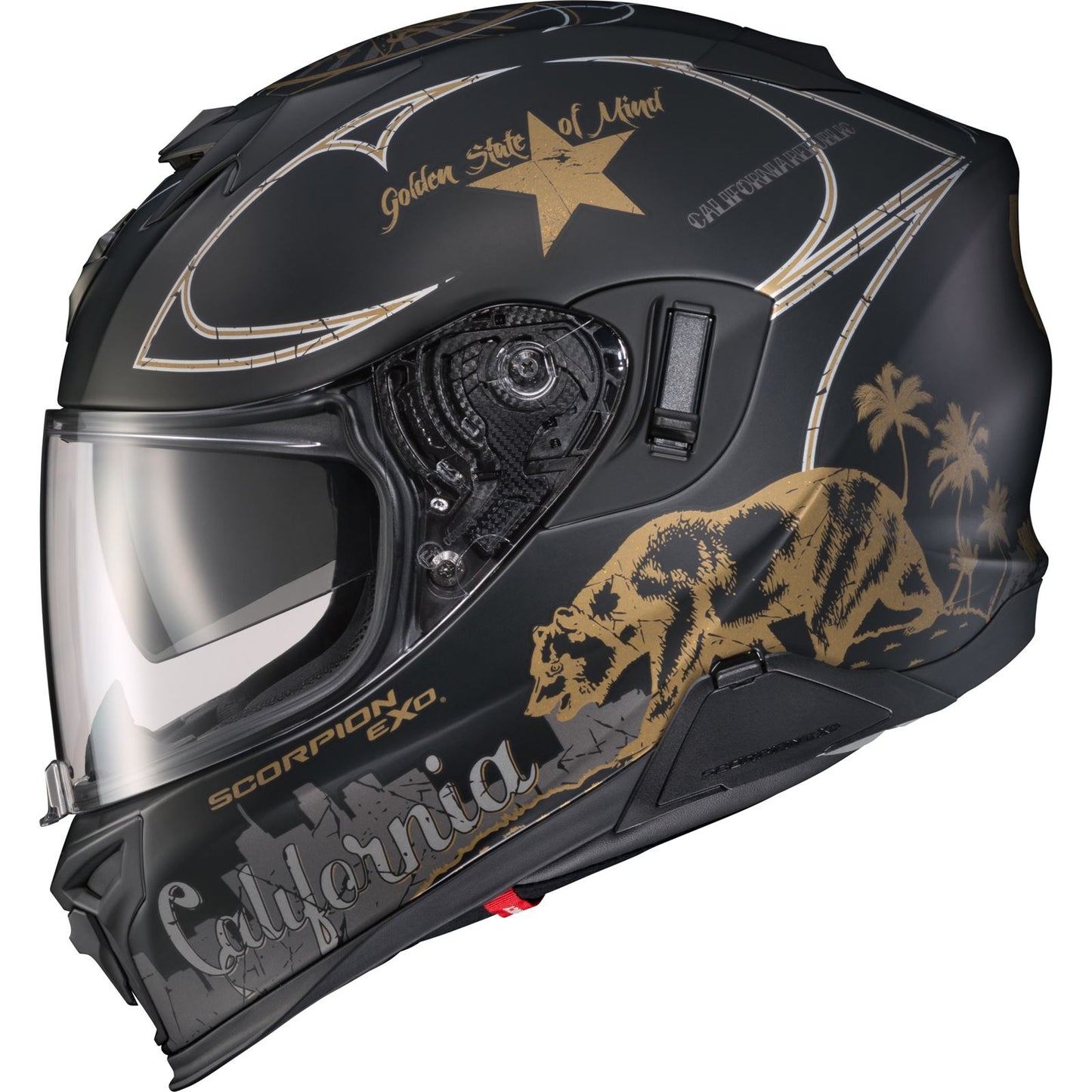 ScorpionEXO EXO-T520 Golden State Helmet - Matte Black - Small T52-3103_1064974