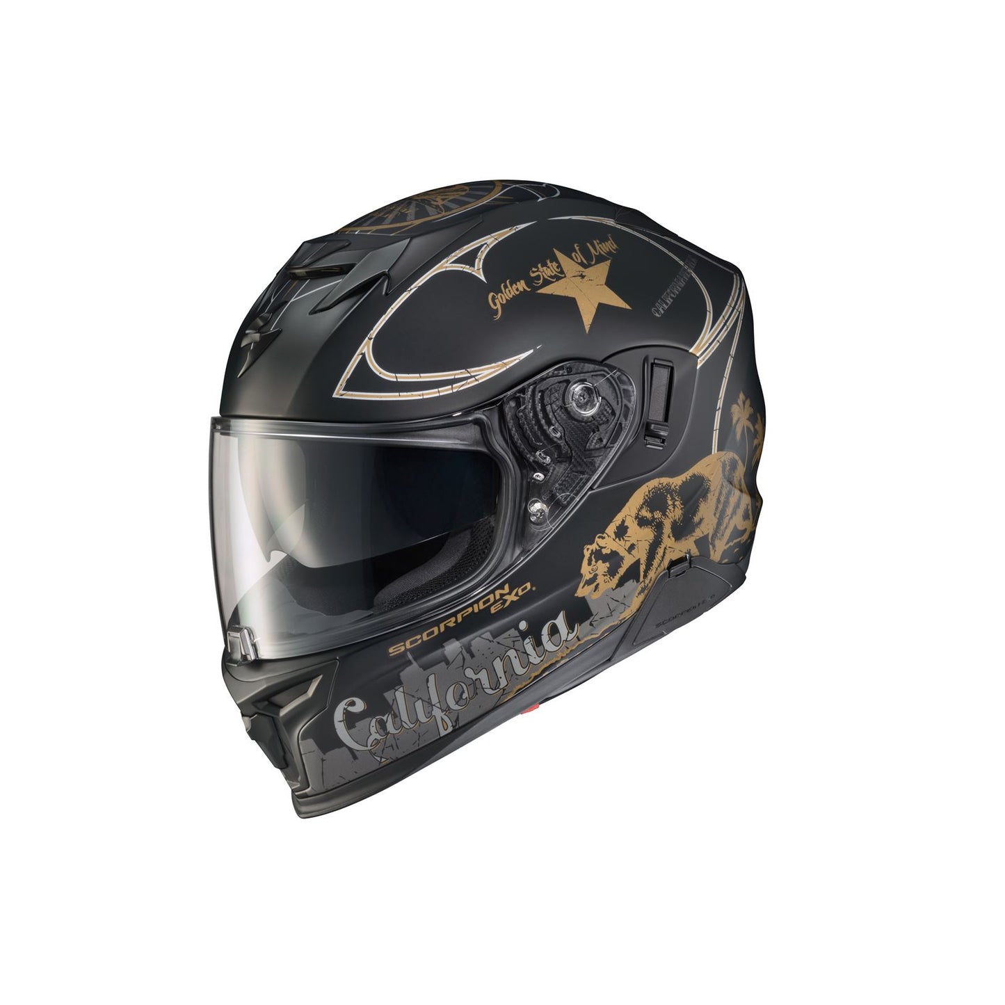 ScorpionEXO EXO-T520 Golden State Helmet - Matte Black - Small T52-3103_1064975