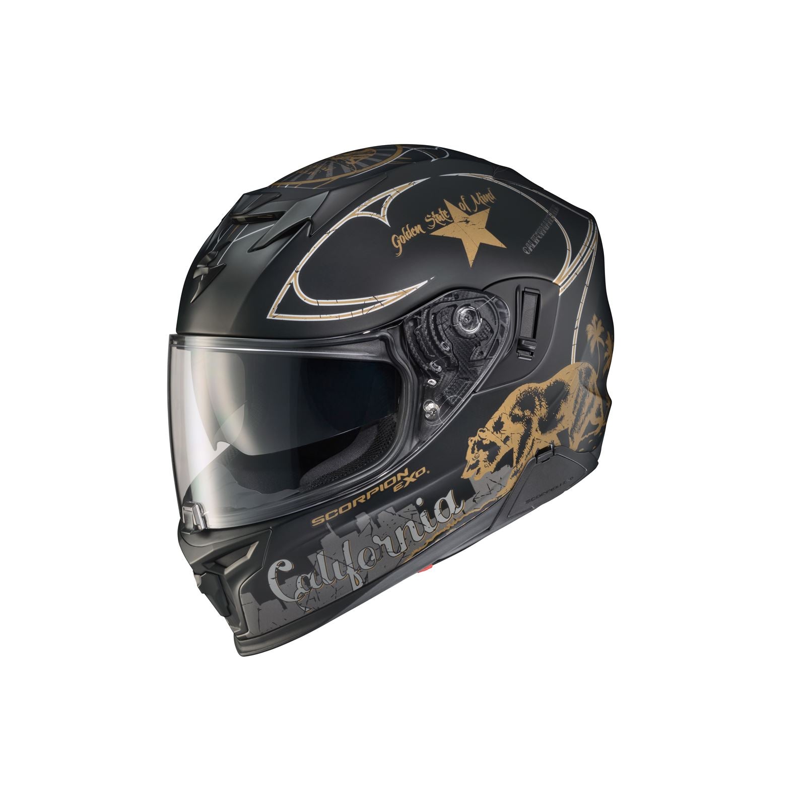 ScorpionEXO EXO-T520 Golden State Helmet - Matte Black - Small T52-3103_1064975