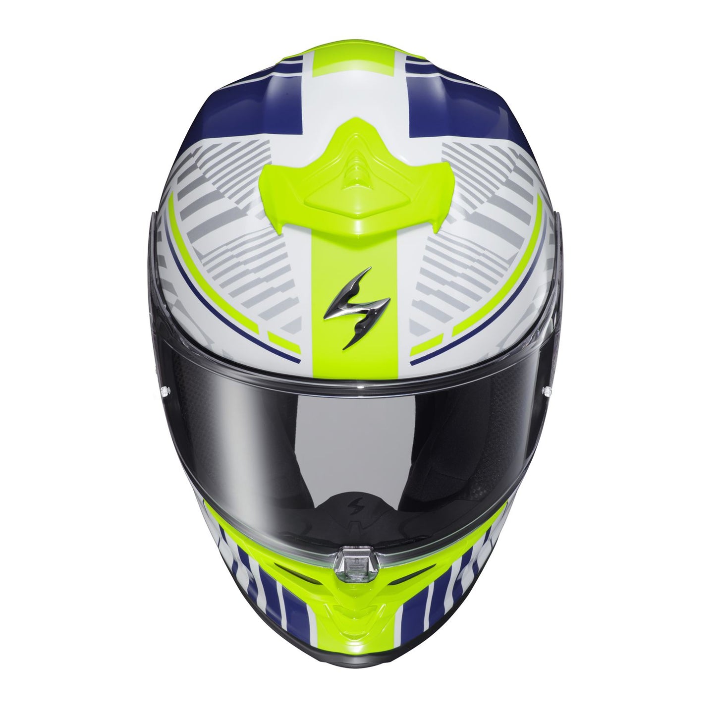 ScorpionEXO EXO-R1 Air Full Face Helmet Juice - White/Blue - 3X-Large CLOSEOUT [MPN: R1-1238]_1645513