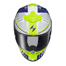 ScorpionEXO EXO-R1 Air Full Face Helmet Juice - White/Blue - 3X-Large CLOSEOUT [MPN: R1-1238]_1645513