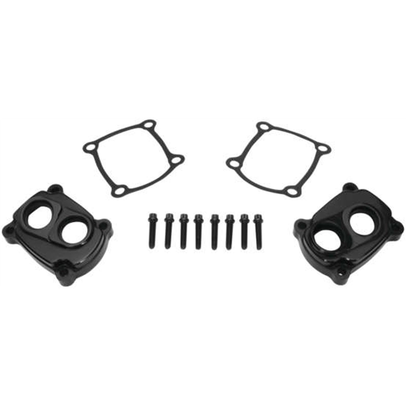 Jim's Machining Low-Profile Billet Tappet Cover for Milwaukee-Eight® - Black [MPN: 6020]_993436