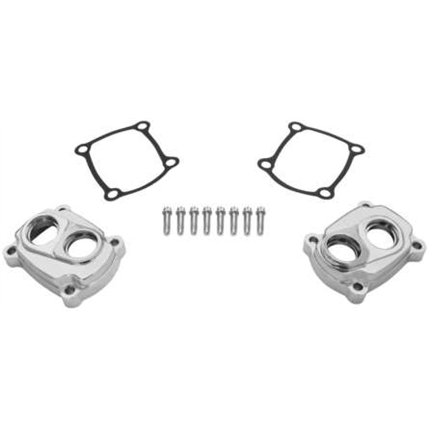 Jim's Machining Low-Profile Billet Tappet Covers for Milwaukee-Eight® - Chrome [MPN: 6021]_991528