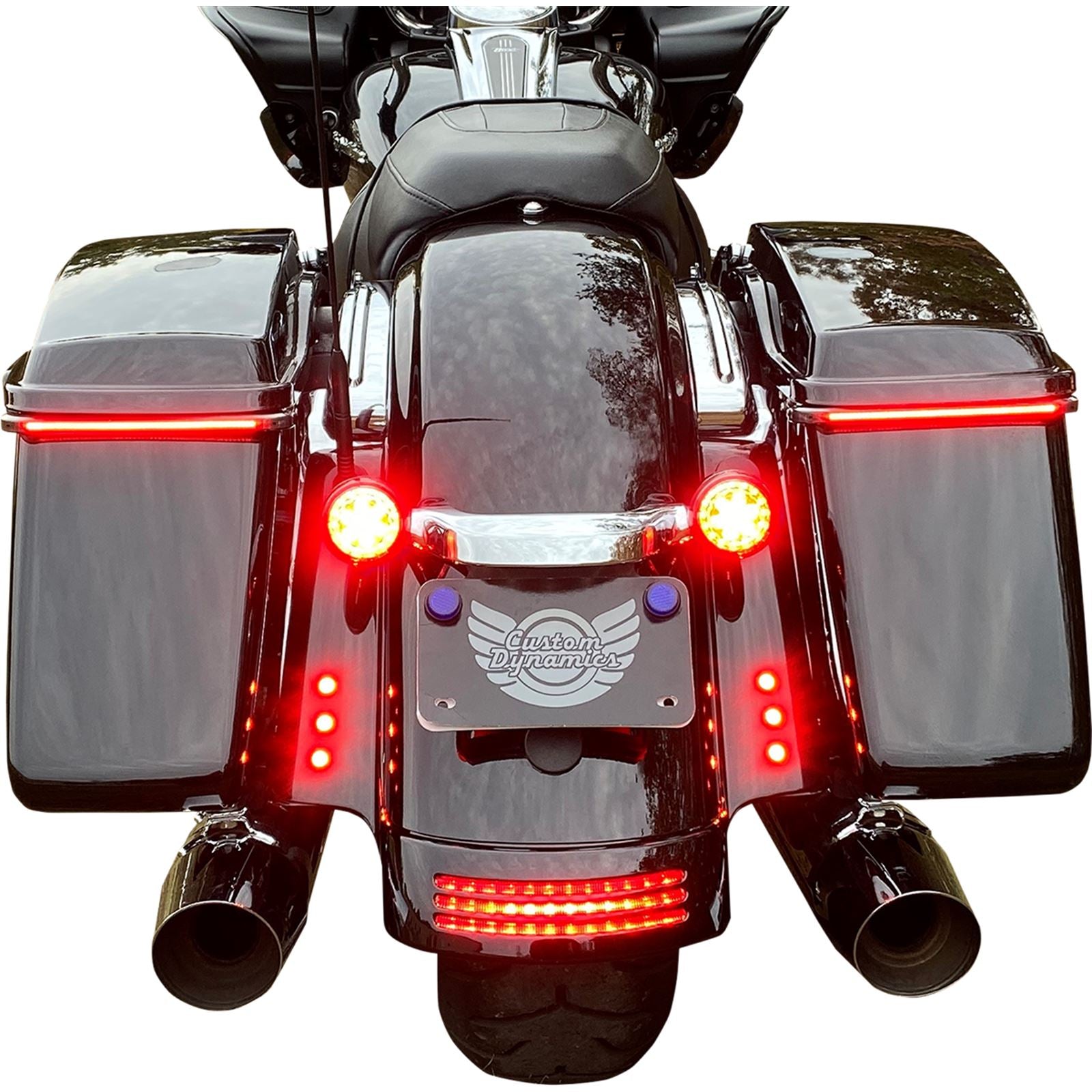 Custom Dynamics LED Lights - Red - Black CD-BOLT-R2-B_1057566