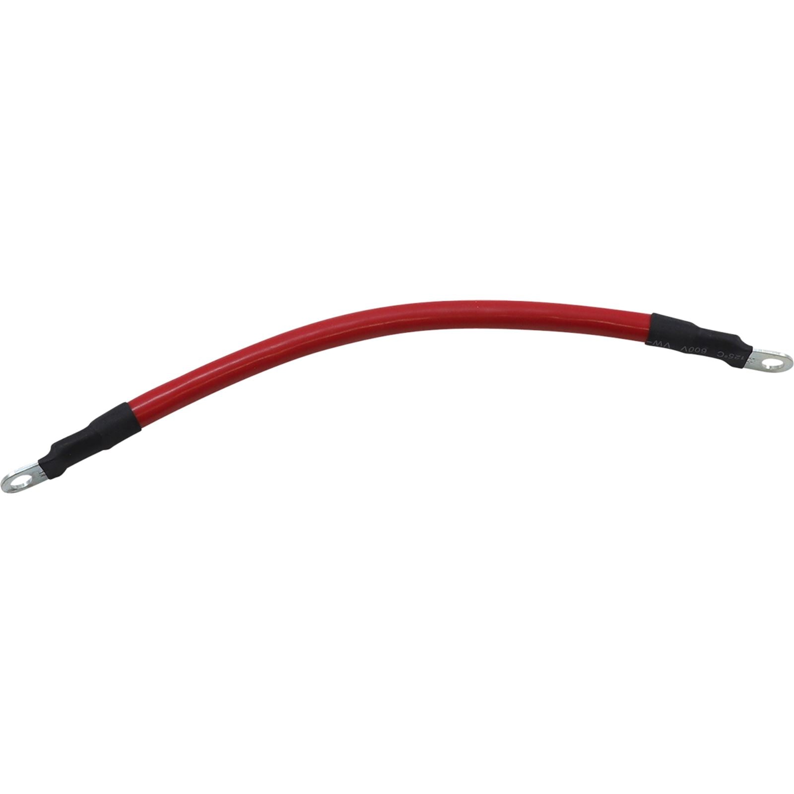 Moose Offroad Battery - 12V Cable - 8" - Red 2113-0809_1091381