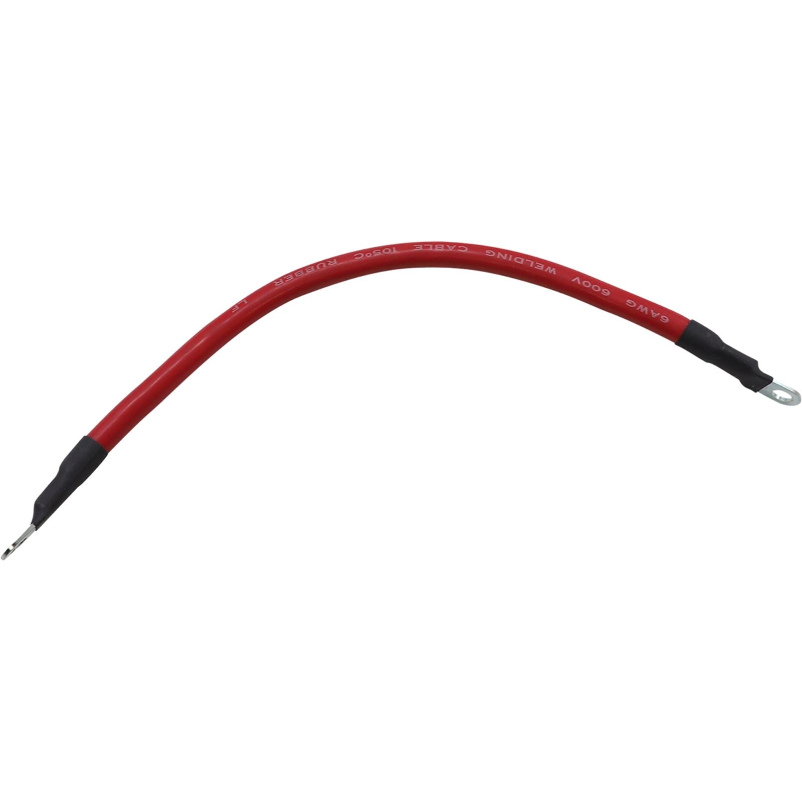 Moose Offroad Battery - 12V Cable - 10" - Red 2113-0810_1091360