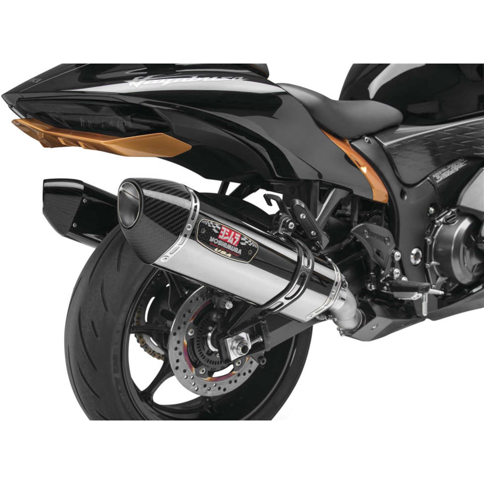 Yoshimura Exhaust Race R77 Slip-On SS/CF for Suzuki 1121120520_1061501