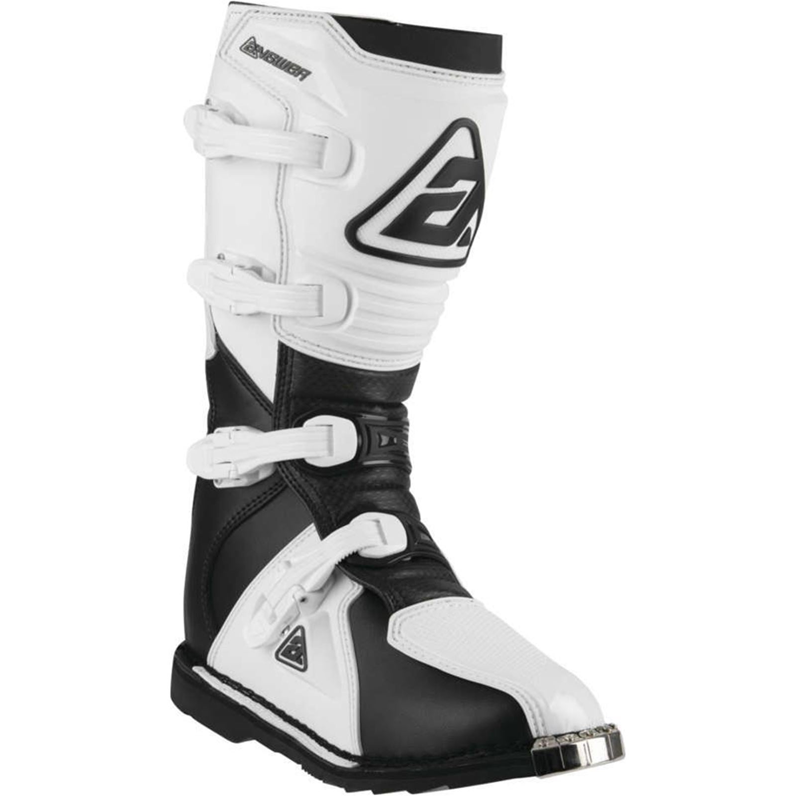 AR1 Adult Race Boots - Black/White - Size 12_1510439