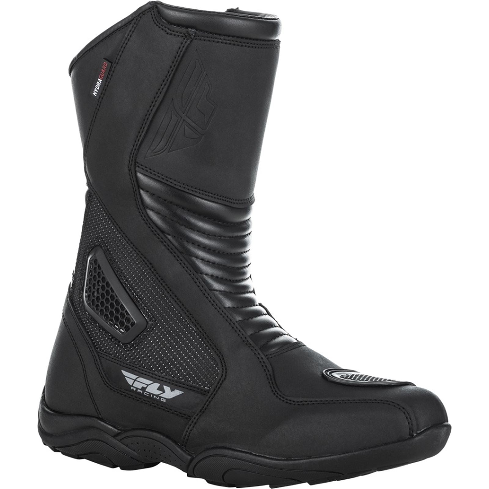 FLY Racing Milepost Boots - Black - Size 13 OPEN BOX [MPN: 361-98013]_2723430