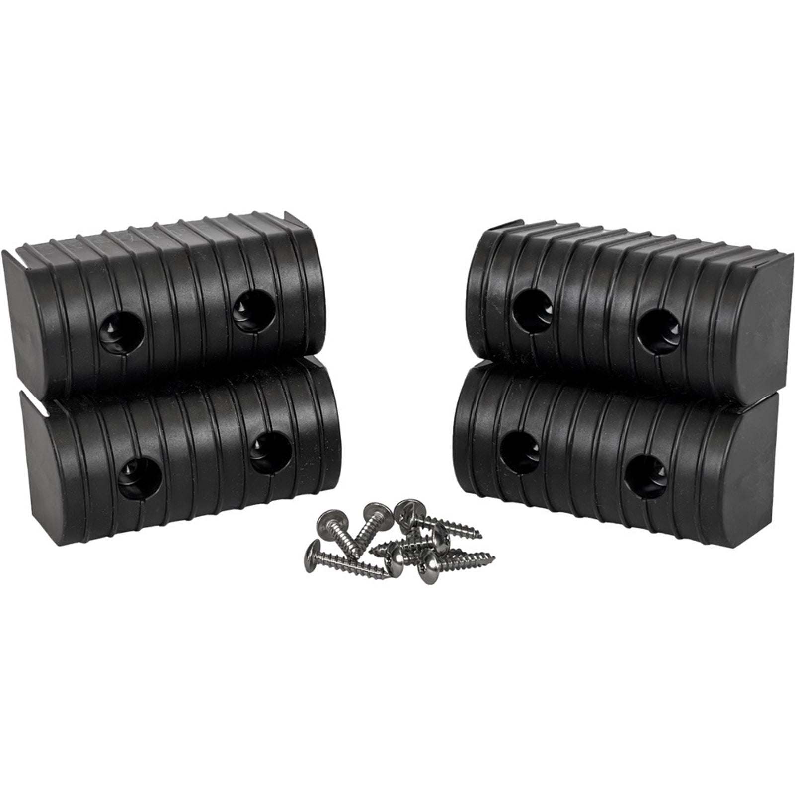 Caliber BunkWrap Endcap - 2"x4" - Black - 4/Pack 23051-BK_1156712