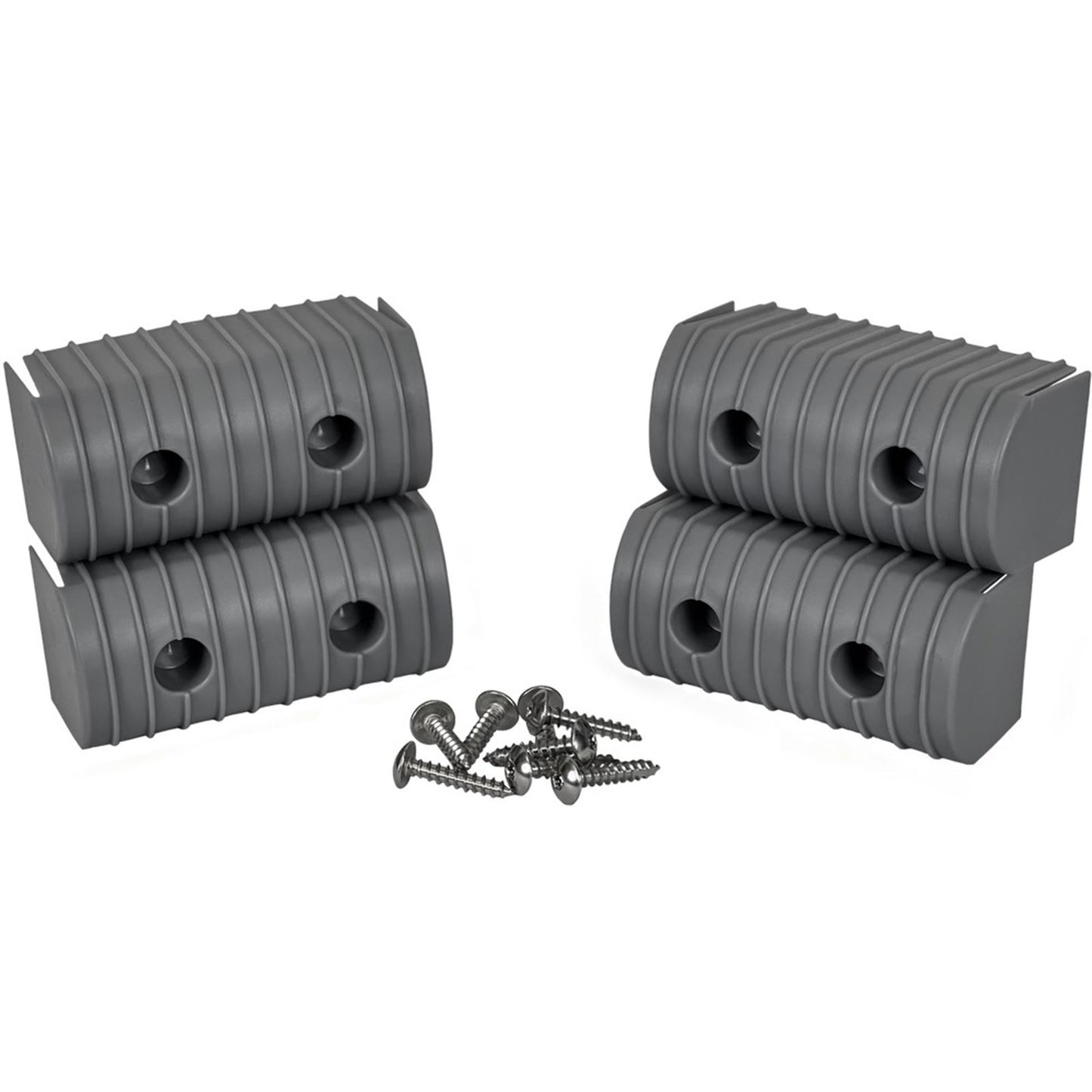 Caliber BunkWrap Endcap - 2"x4" - Gray - 4/Pack 23051_1156713
