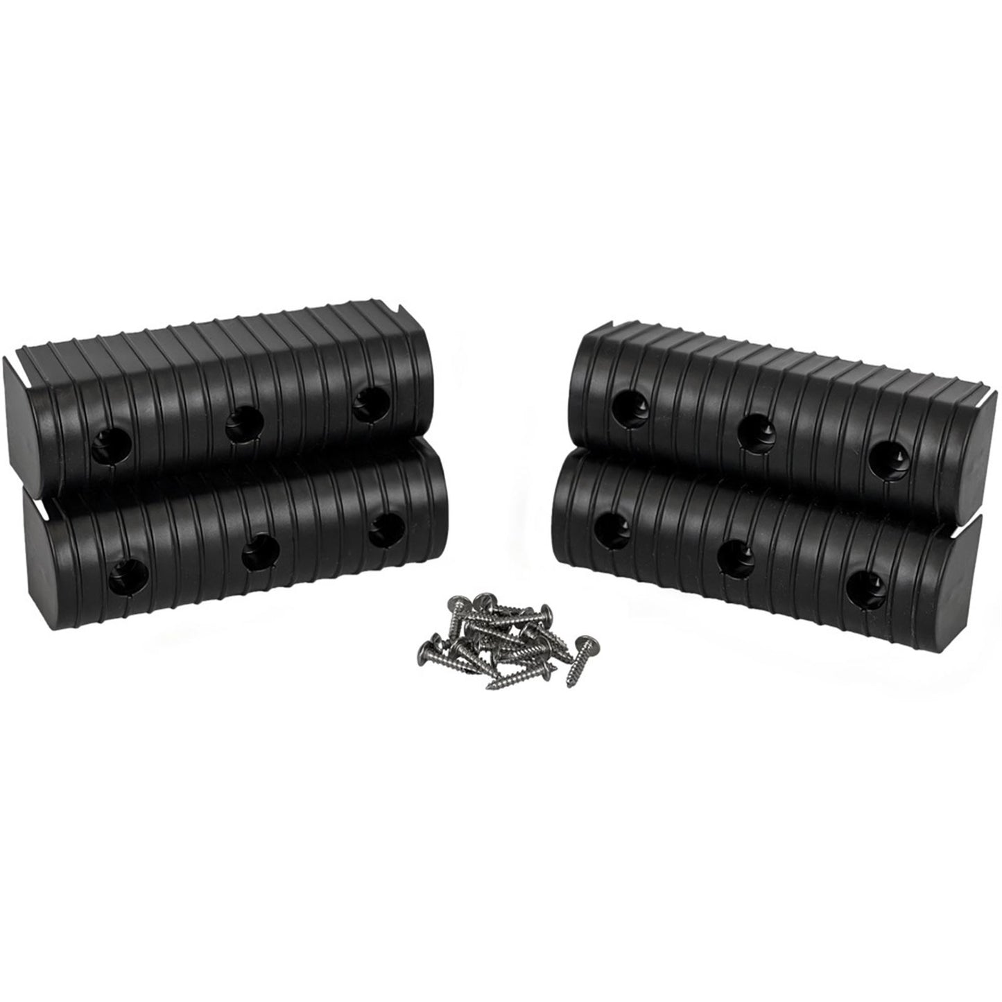 Caliber BunkWrap Endcap - 2"x6" - Black - 4/Pack 23053-BK_1156714