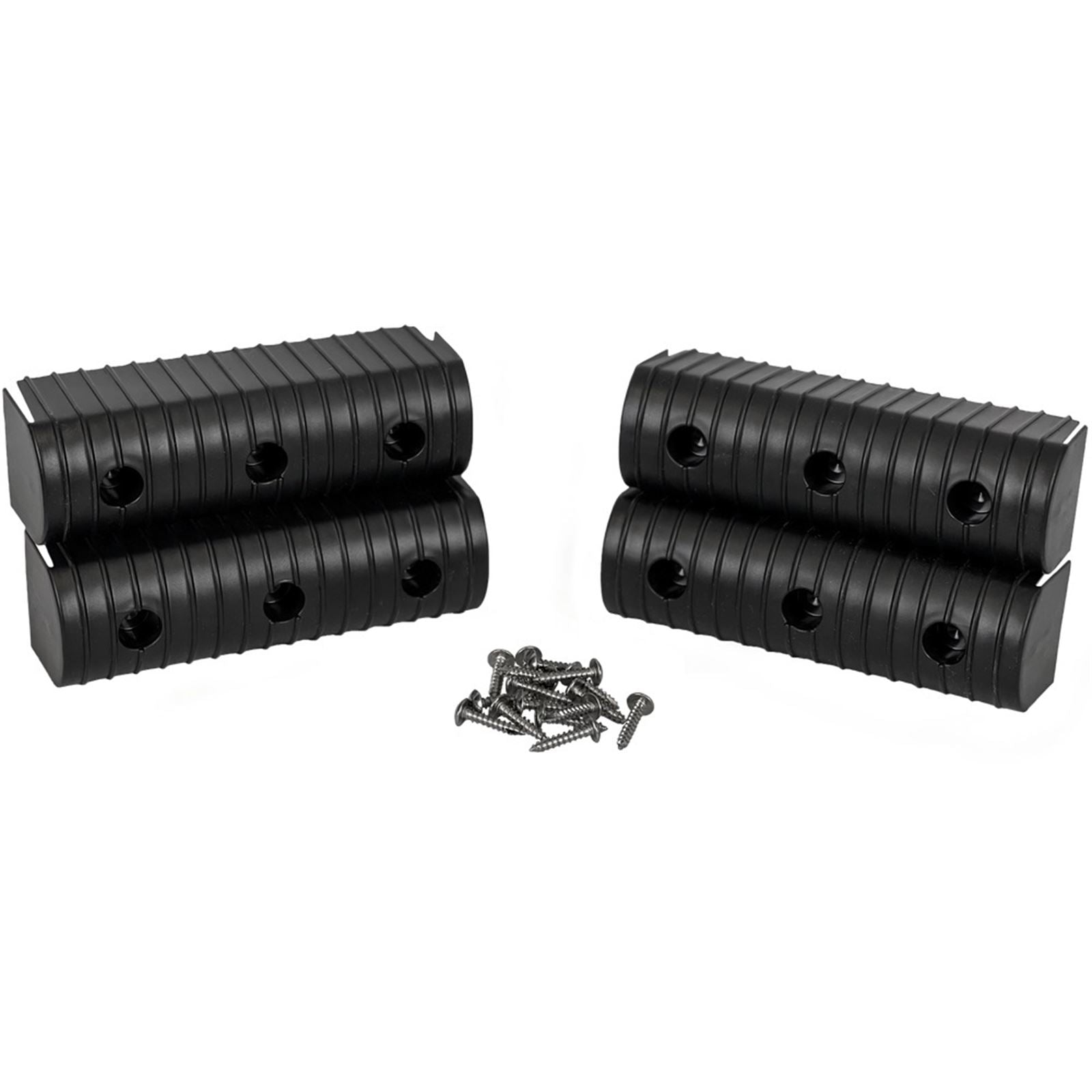 Caliber BunkWrap Endcap - 2"x6" - Black - 4/Pack 23053-BK_1156714