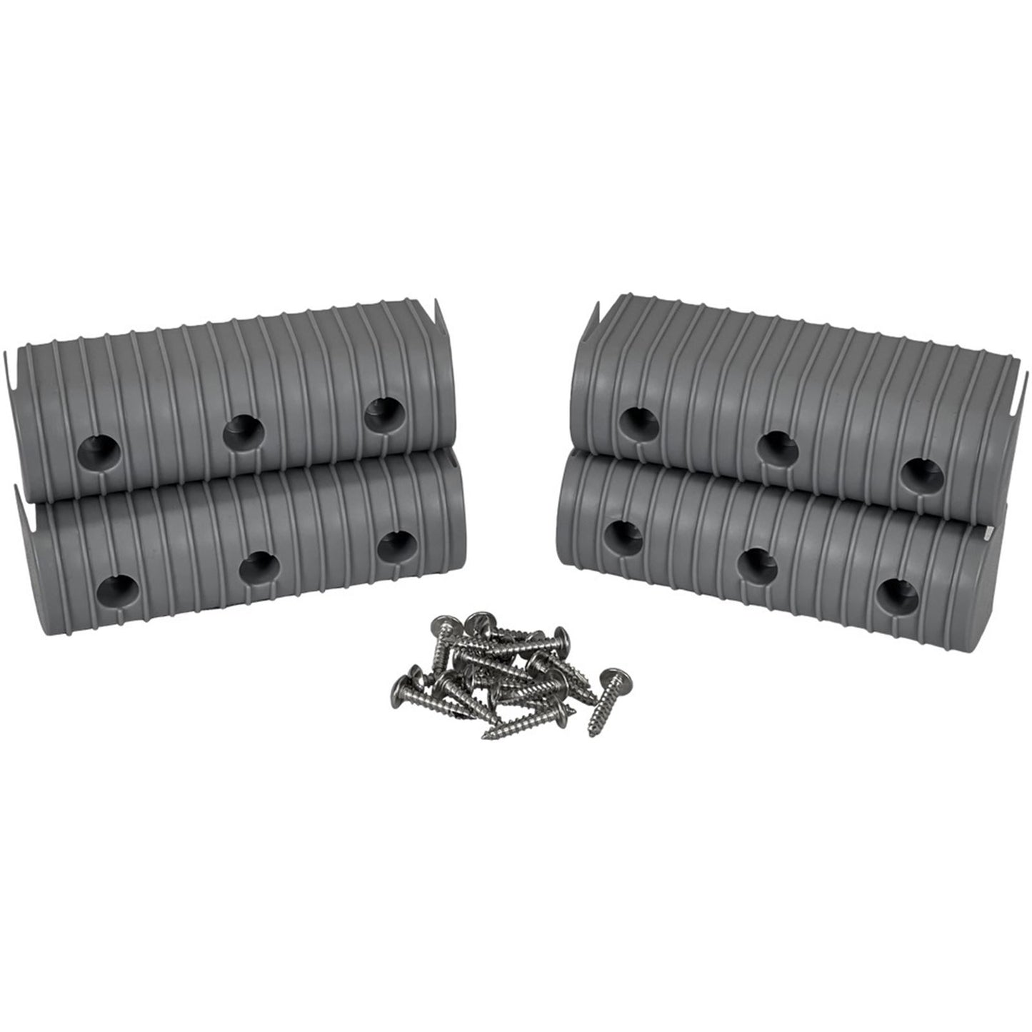 Caliber BunkWrap Endcap - 2"x6" - Gray - 4/Pack 23053_1156715