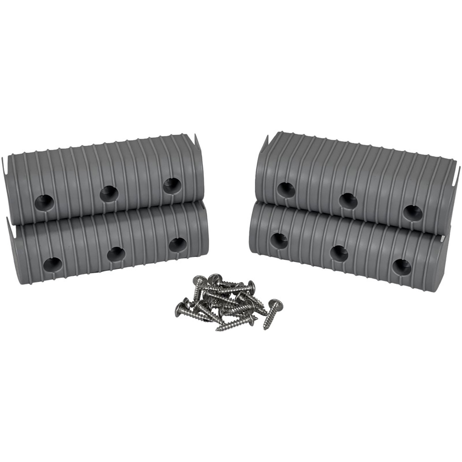 Caliber BunkWrap Endcap - 2"x6" - Gray - 4/Pack 23053_1156715
