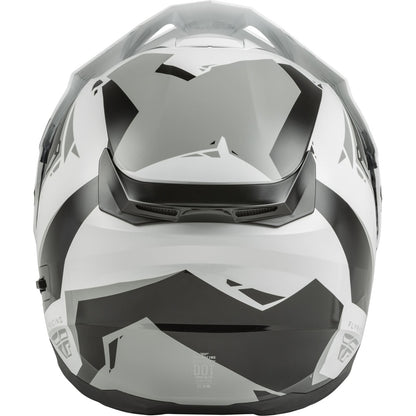 Fly Racing Odyssey Summit Helmet Black/White/Grey Large [MPN: 73-8334L]_728282