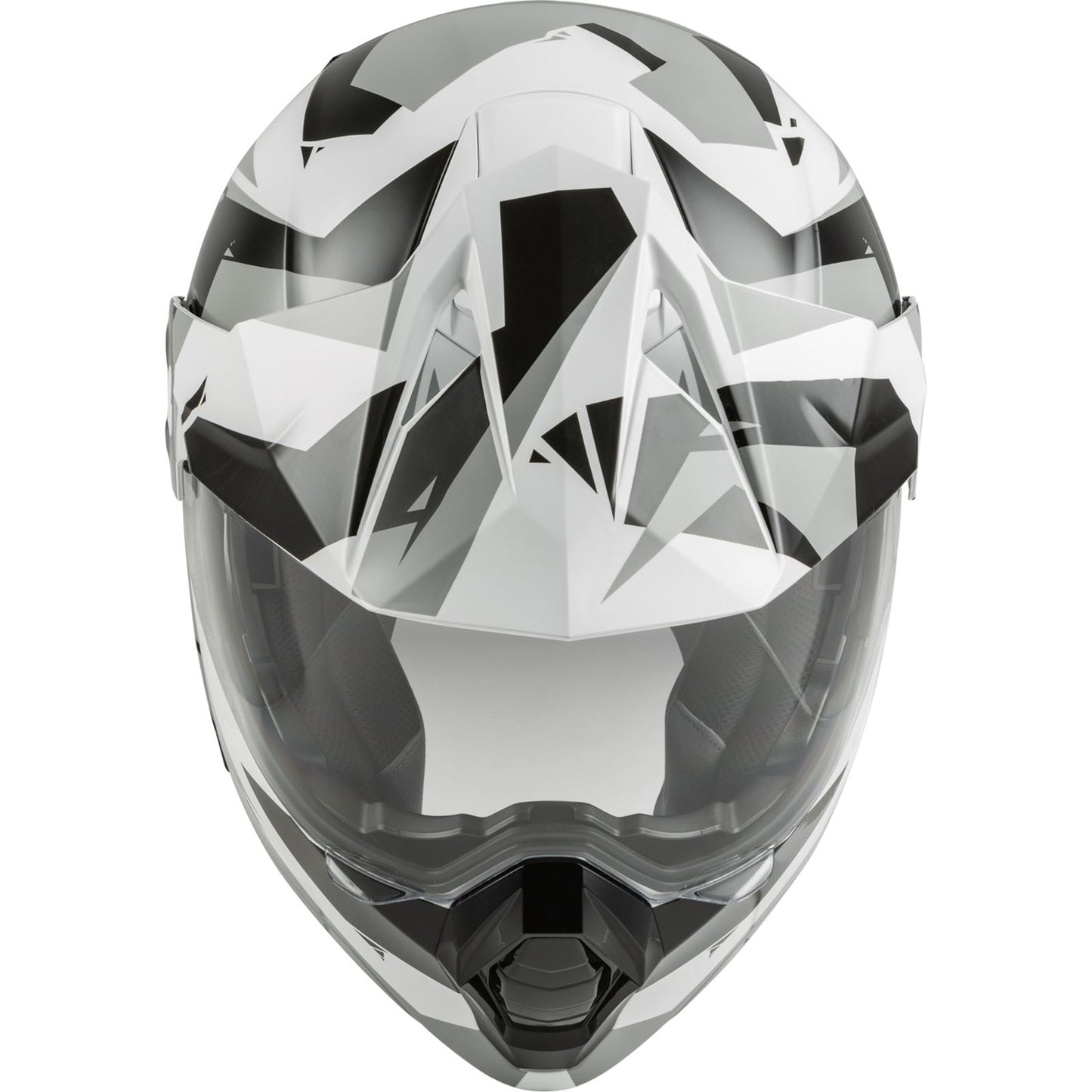 Fly Racing Odyssey Summit Helmet Black/White/Grey Large [MPN: 73-8334L]_728281