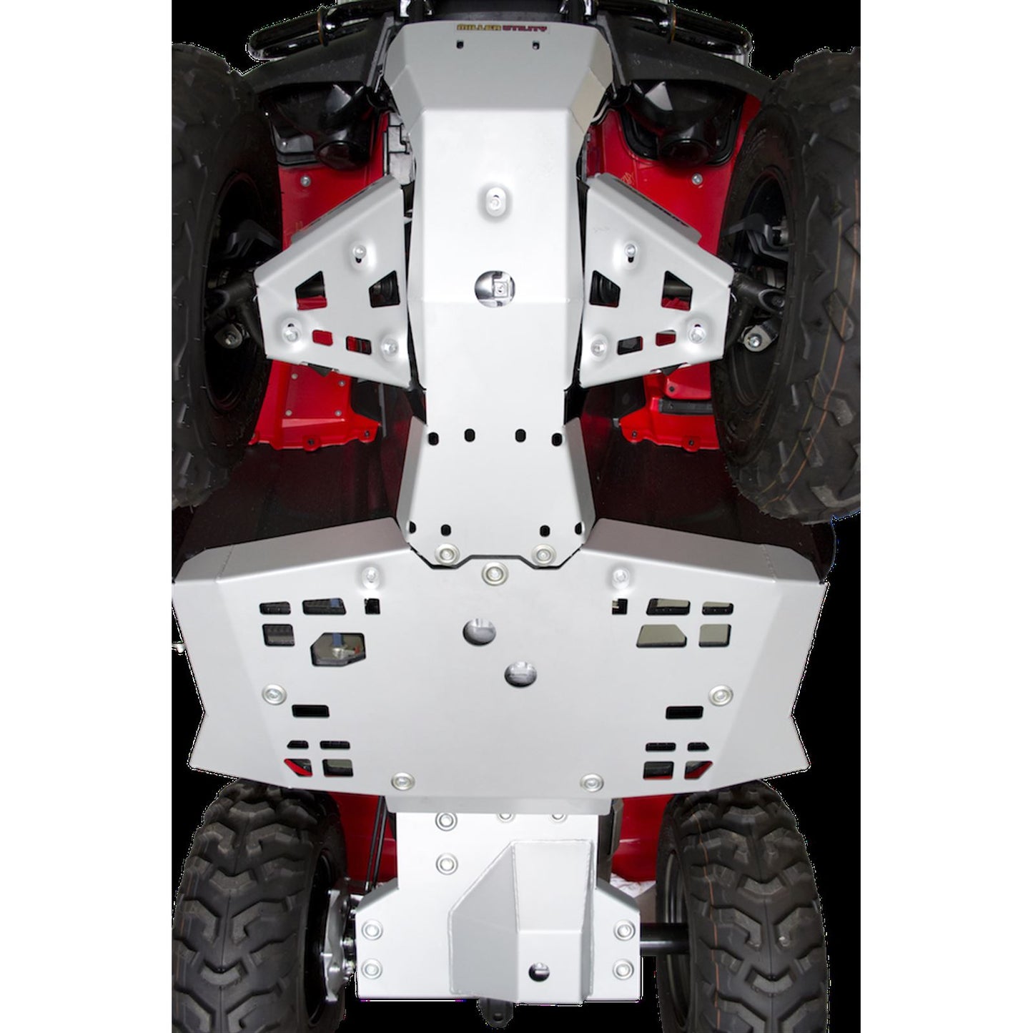 Rival Powersports USA Central Skid Plate - Alloy for Honda TRX 2444.2104.2CP_728316