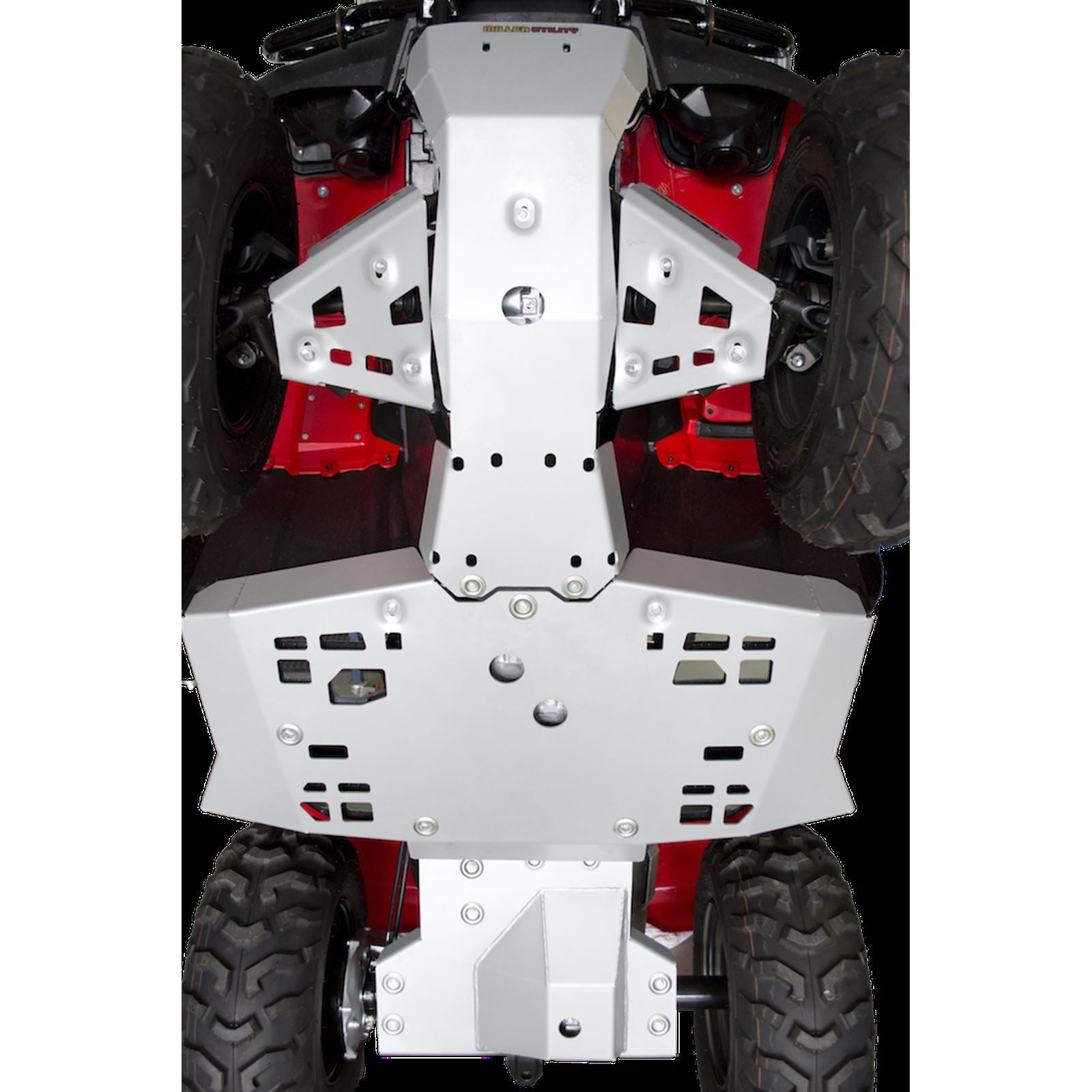 Rival Powersports USA Central Skid Plate - Alloy for Honda TRX 2444.2104.2CP_728316