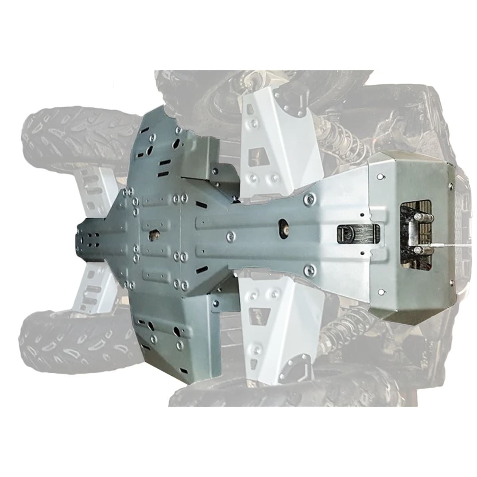 Rival Powersports USA Central Skid Plate - Alloy for Polaris Sportsman 2444.7446.1CP_861029