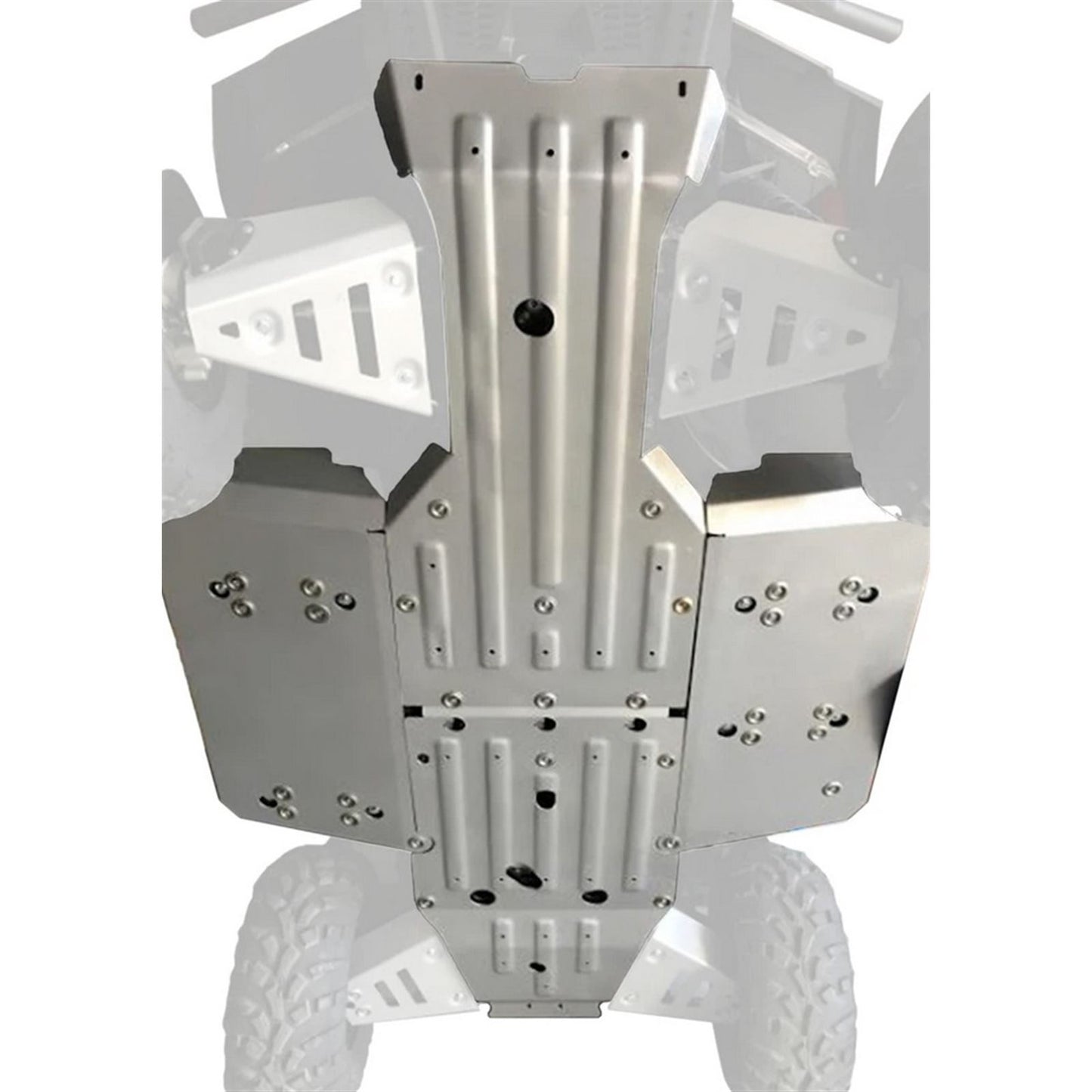 Rival Powersports USA Central Skid Plate - Alloy for Polaris Ranger 2444.7440.1CP_861037