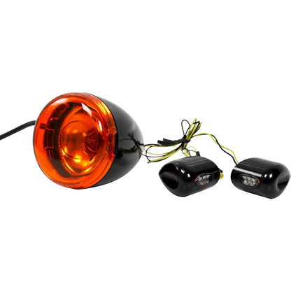 Kodlin USA Elypse Turn Signals - Black fits Harley-Davidson Road Glide 2015-Up [MPN: K68459]_729594