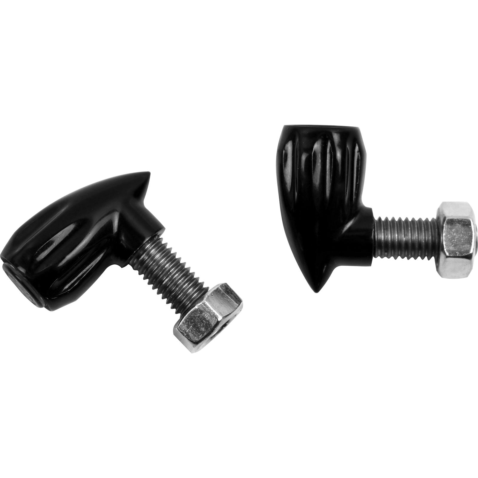 Kodlin USA 3-in-1 Bullet Grooved Turn Signals - Black [MPN: K68461]_729566