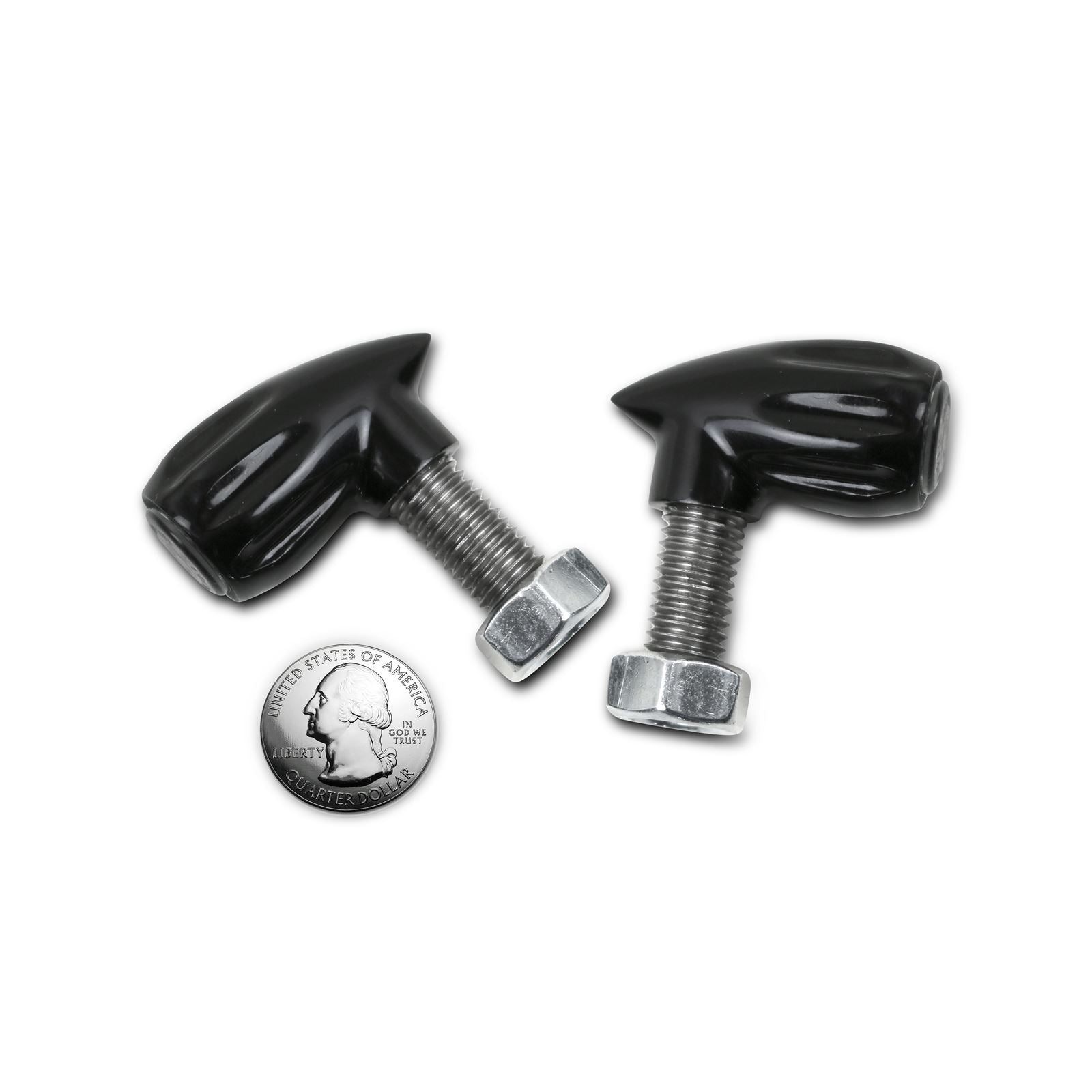 Kodlin USA 3-in-1 Bullet Grooved Turn Signals - Black [MPN: K68461]_729545