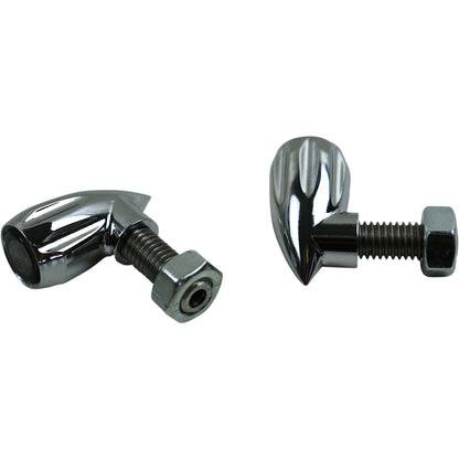 Kodlin USA 3-in-1 Bullet Grooved Turn Signals - Chrome [MPN: K68462]_891207