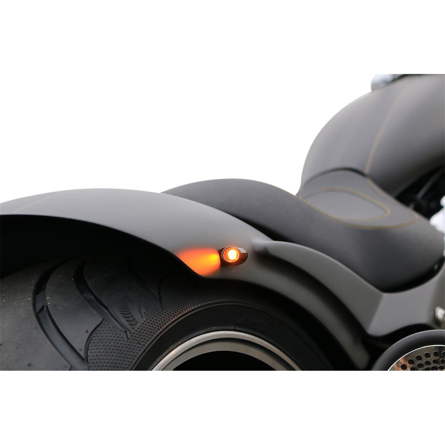 Kodlin USA 3-in-1 Bullet Smooth Turn Signals - Black [MPN: K68463]_891205