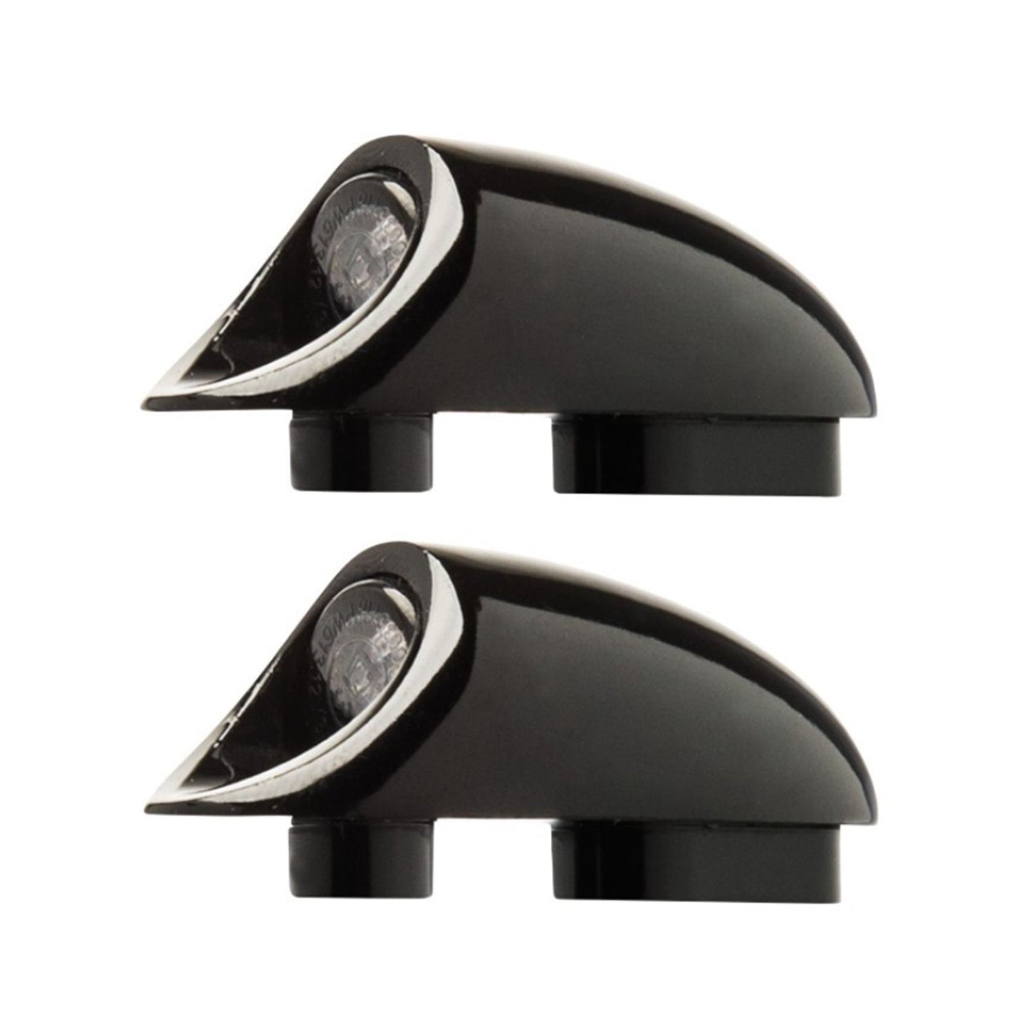 Kodlin USA 3-in-1 Mini Fender Strut Turn Signals - Black [MPN: K68489]_2096684