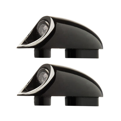Kodlin USA 3-in-1 Mini Fender Strut Turn Signals - Black [MPN: K68489]_2096684