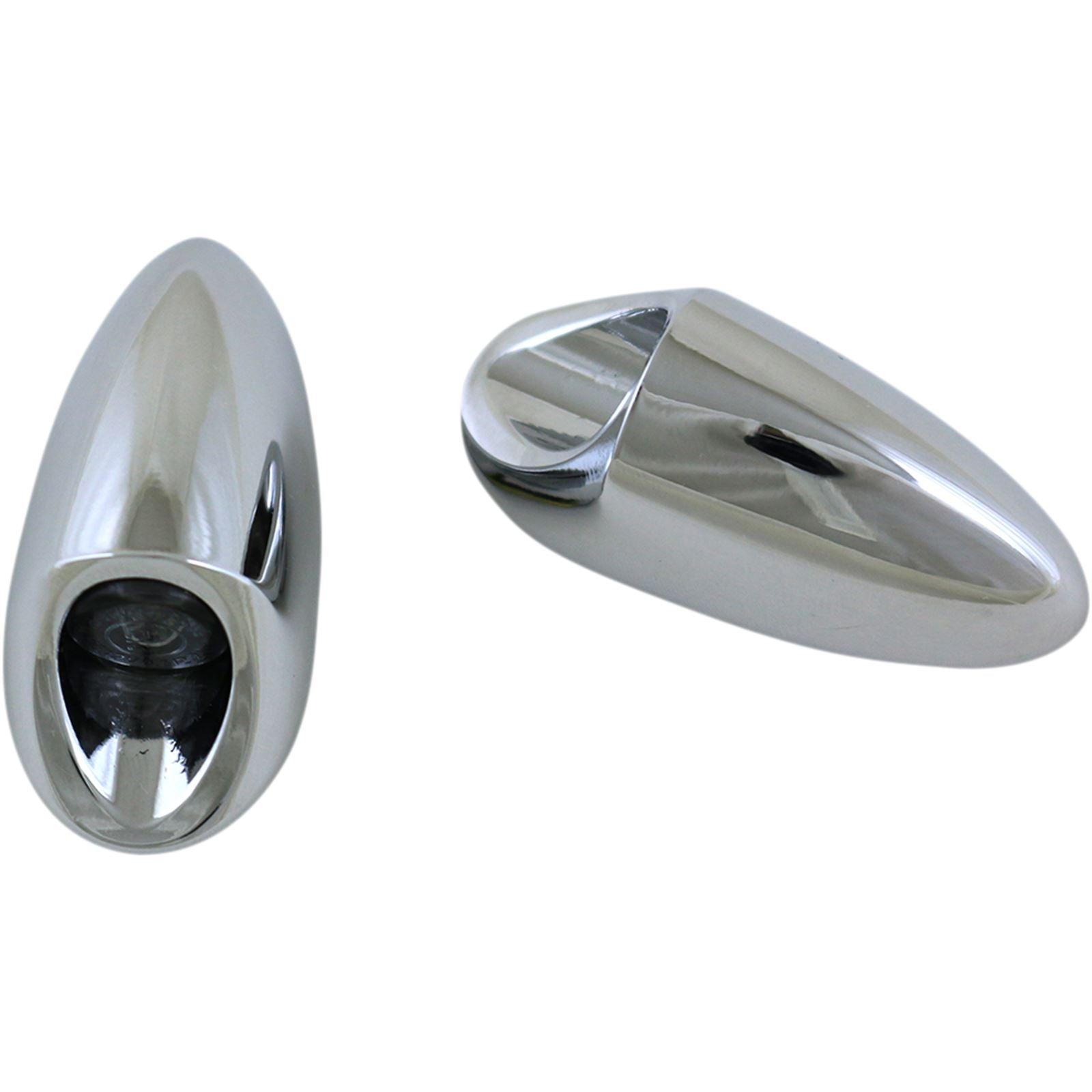 Kodlin USA 3-in-1 Mini Fender Strut Turn Signals - Chrome [MPN: K68490]_891200