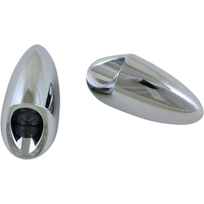 Kodlin USA 3-in-1 Mini Fender Strut Turn Signals - Chrome [MPN: K68490]_891200