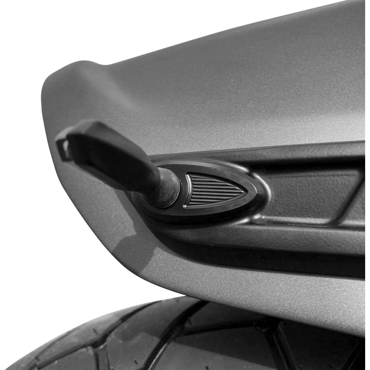 Kodlin USA Fender Strut Turn Signal Adapters/Cover Plates - Black [MPN: K68483]_729544