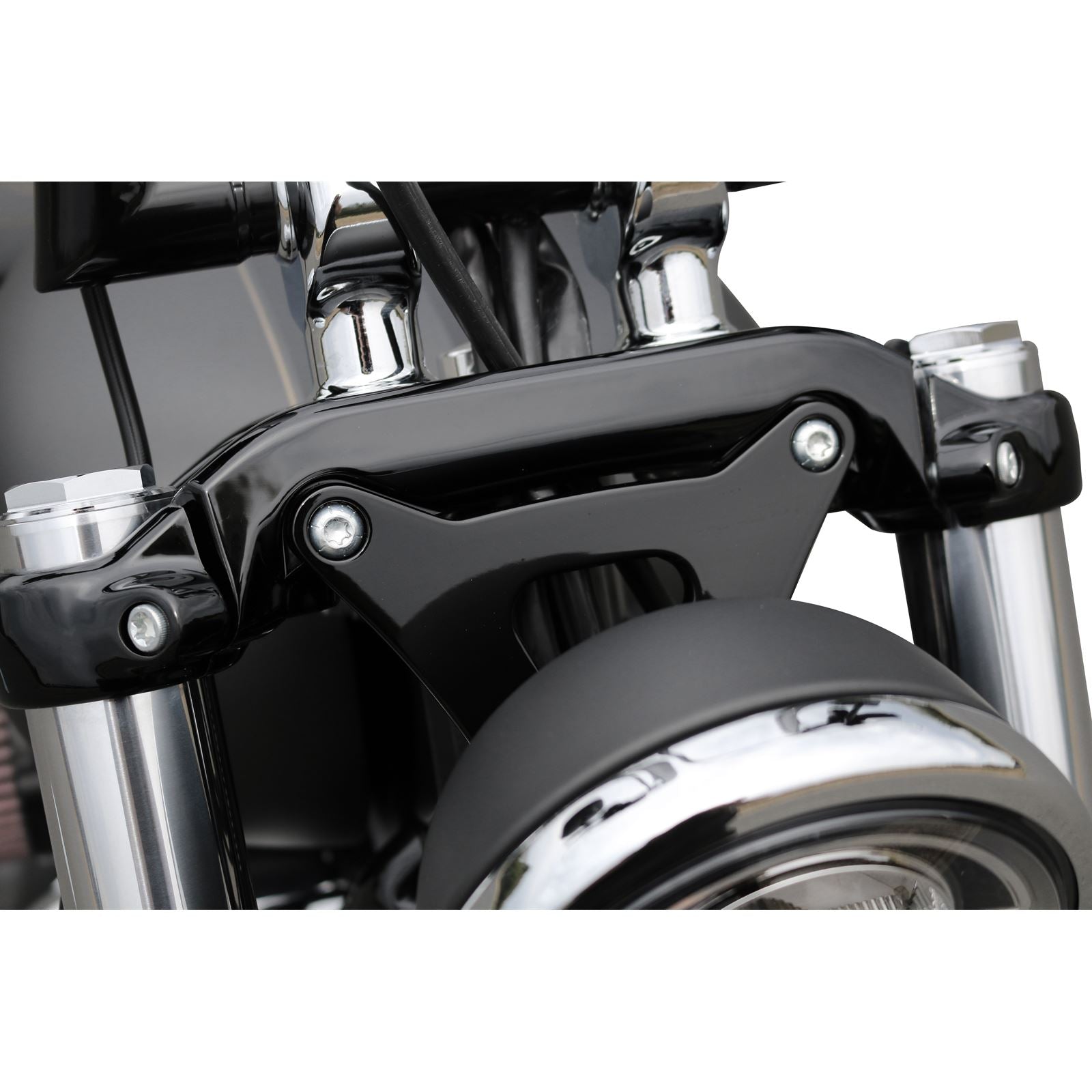 Kodlin USA Headlight Conversion Bracket - Black - M8 Softail [MPN: K68226]_729528