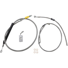 LA Choppers Cable/Brake Line Kit  - 15" - 17" Ape Hanger - Stainless Steel [MPN: LA-8155KT-16]_1091749