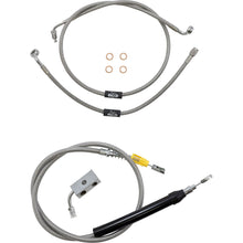 LA Choppers Handlebar Cable/Brake Line Kit - 18" - 20" - Stainless Steel [MPN: LA-8155KT-19]_1104190