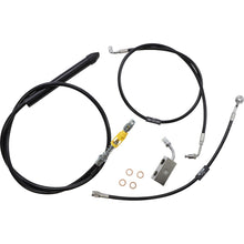 LA Choppers Cable/Brake Line Kit - 18" - 20" Ape Hanger - Black Vinyl [MPN: LA-8155KT-19B]_1091750