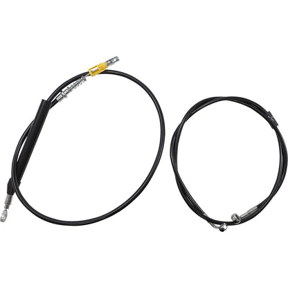 LA Choppers Cable/Brake Line Kit - Quick Connect 15"-17" Black [MPN: LA-8156KT2-16B]_1091754
