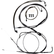 LA Choppers Cable/Brake Line Kit - Mini Ape Hanger Handlebars - Midnight [MPN: LA-8157KT-08M]_1057617