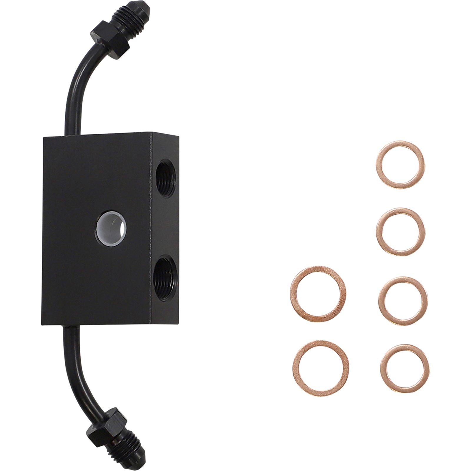 LA Choppers Cable/Brake Line Kit - Quick Connect - 15" - 17" - Midnight [MPN: LA-8157KT-16M]_1091714