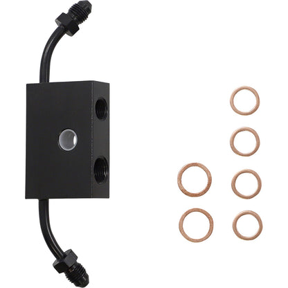 LA Choppers Cable/Brake Line Kit - Quick Connect - 15" - 17" - Midnight [MPN: LA-8157KT-16M]_1091714