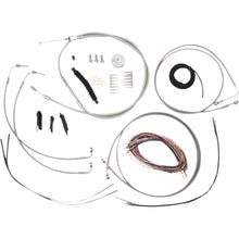 LA Choppers Handlebar Cable/Brake Line Kit - Stainless [MPN: LA-8157KT2-08]_1057594