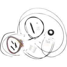 LA Choppers Cable/Brake Line Kit - Complete - Mini Ape Hanger - Black Vinyl [MPN: LA-8157KT2-08B]_1057592