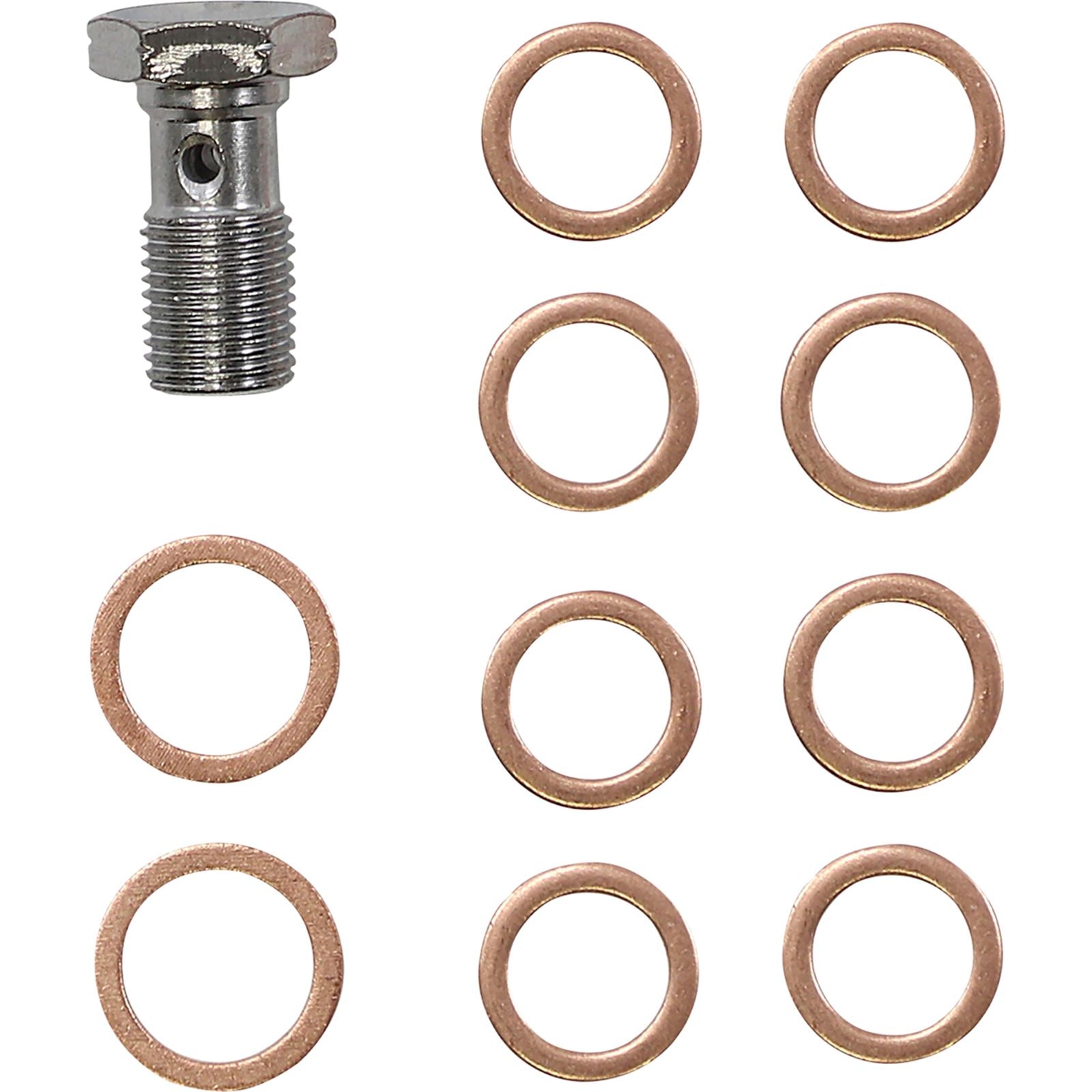 LA Choppers Handlebar Cable/Brake Line Kit  - 15" - 17" - Stainless Steel [MPN: LA-8056KT-16]_1096407