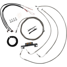 LA Choppers Handlebar Cable/Brake Line Kit - Complete - Stainless [MPN: LA-8056KT2-08]_1057575