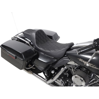 Drag Specialties Extended Reach Predator III Seat - Double Diamond 0801-1369_1057585