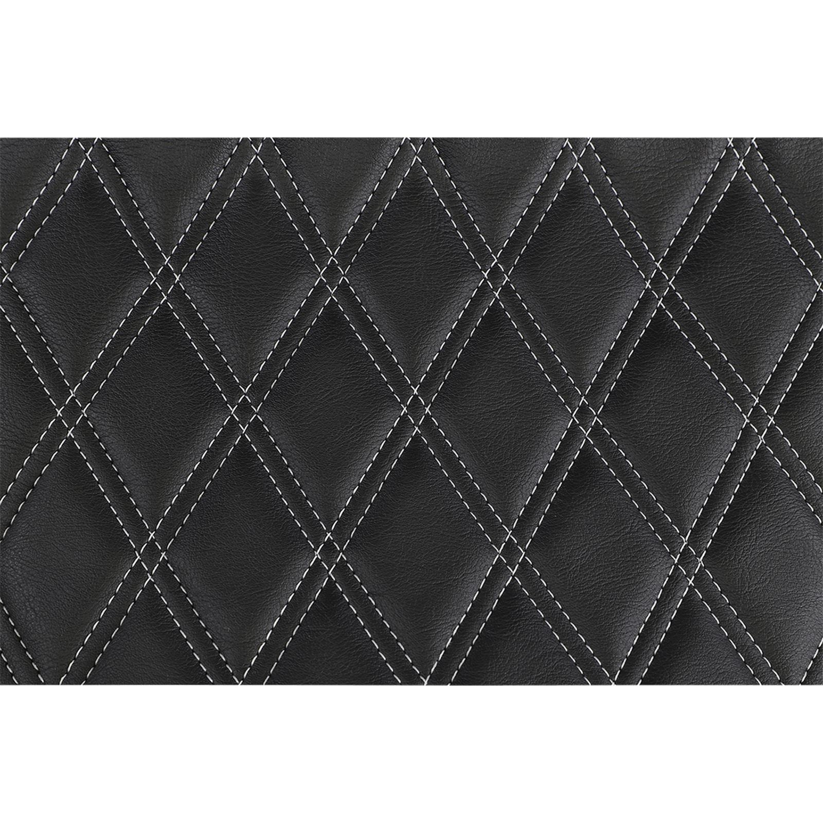 Drag Specialties Extended Reach Predator III Seat - Double Diamond - Silver 0801-1370_1057588