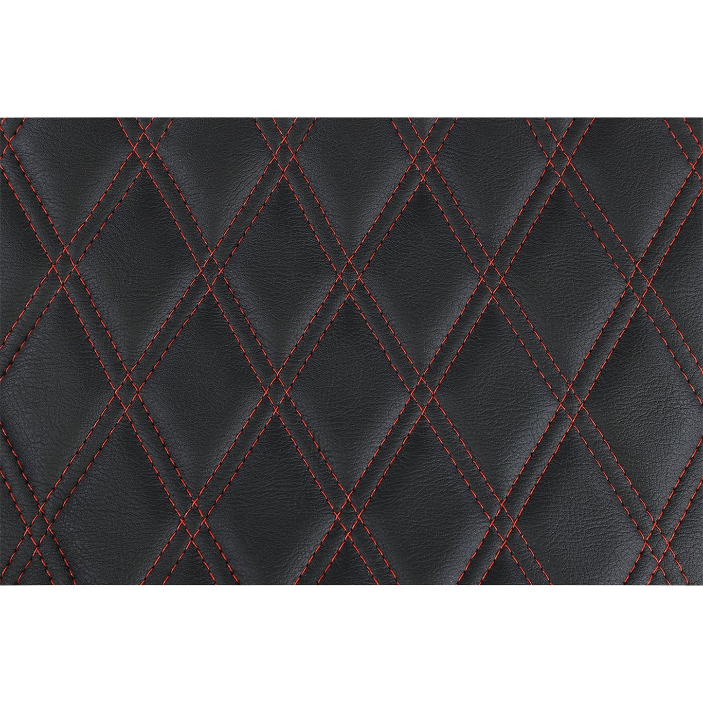 Drag Specialties Extended Reach Predator III Seat - Double Diamond - Red 0801-1371_1057643